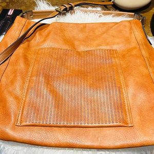 Vegan leather tote